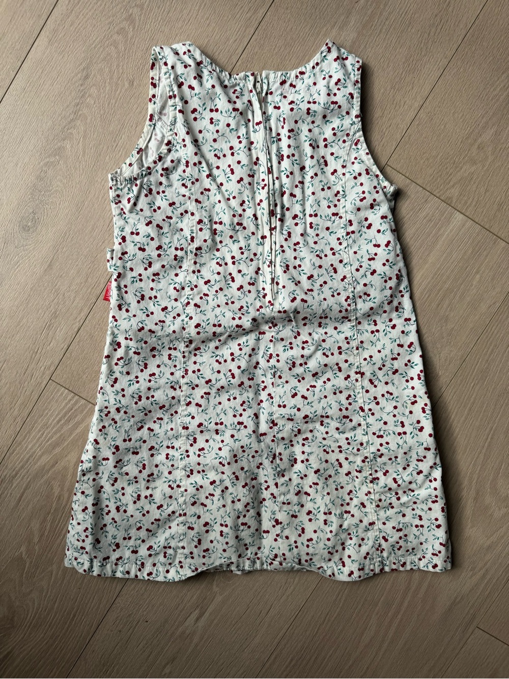 Vintage cotton cherry dress - Picture 5 of 6